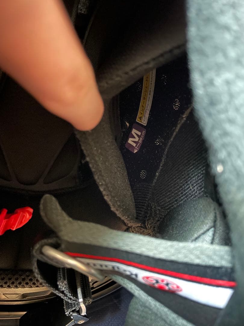 OGK KABUTO バイクヘルメット　KAMUI-3　フルフェイス　黒　赤