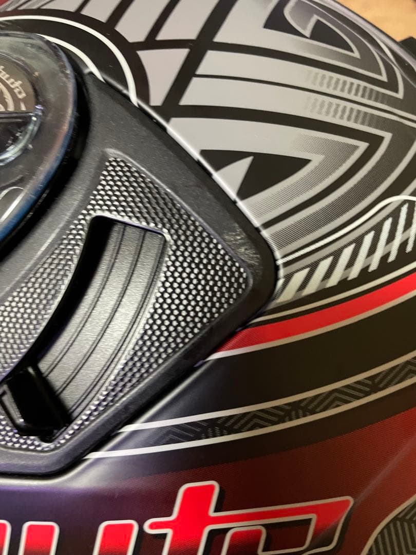 OGK KABUTO バイクヘルメット　KAMUI-3　フルフェイス　黒　赤