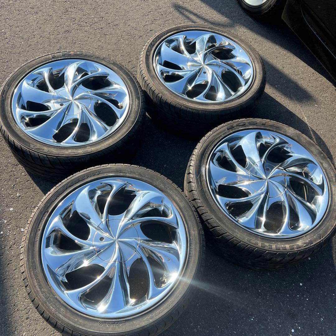 シュティッヒ エクスプローラー メッキホイール 17インチ 4本セット