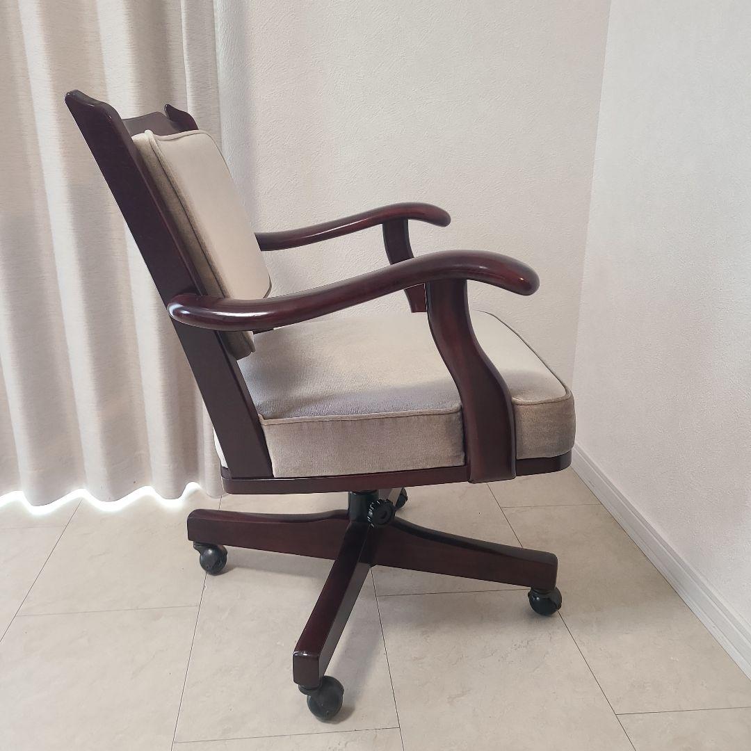 カリモク　コロニアル　デスクチェア　ヴィンテージ