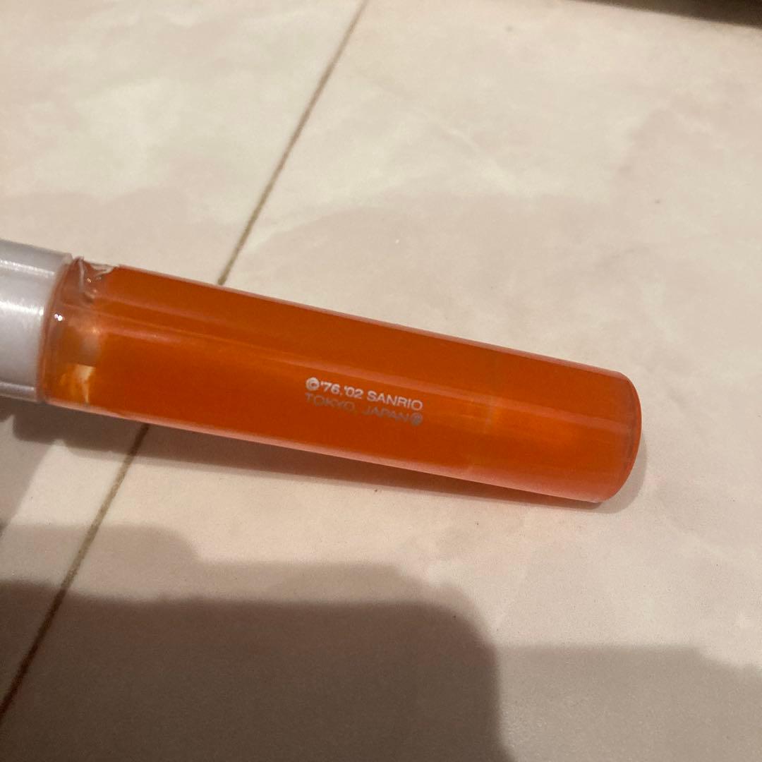 レトロ《2002年 ハローキティ リップグロス》当時物 コスメ☆オレンジ