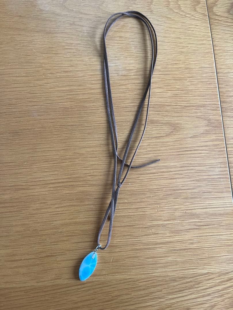 ネックレス 宝石鑑別書付き 天然ペクトライト ラリマー