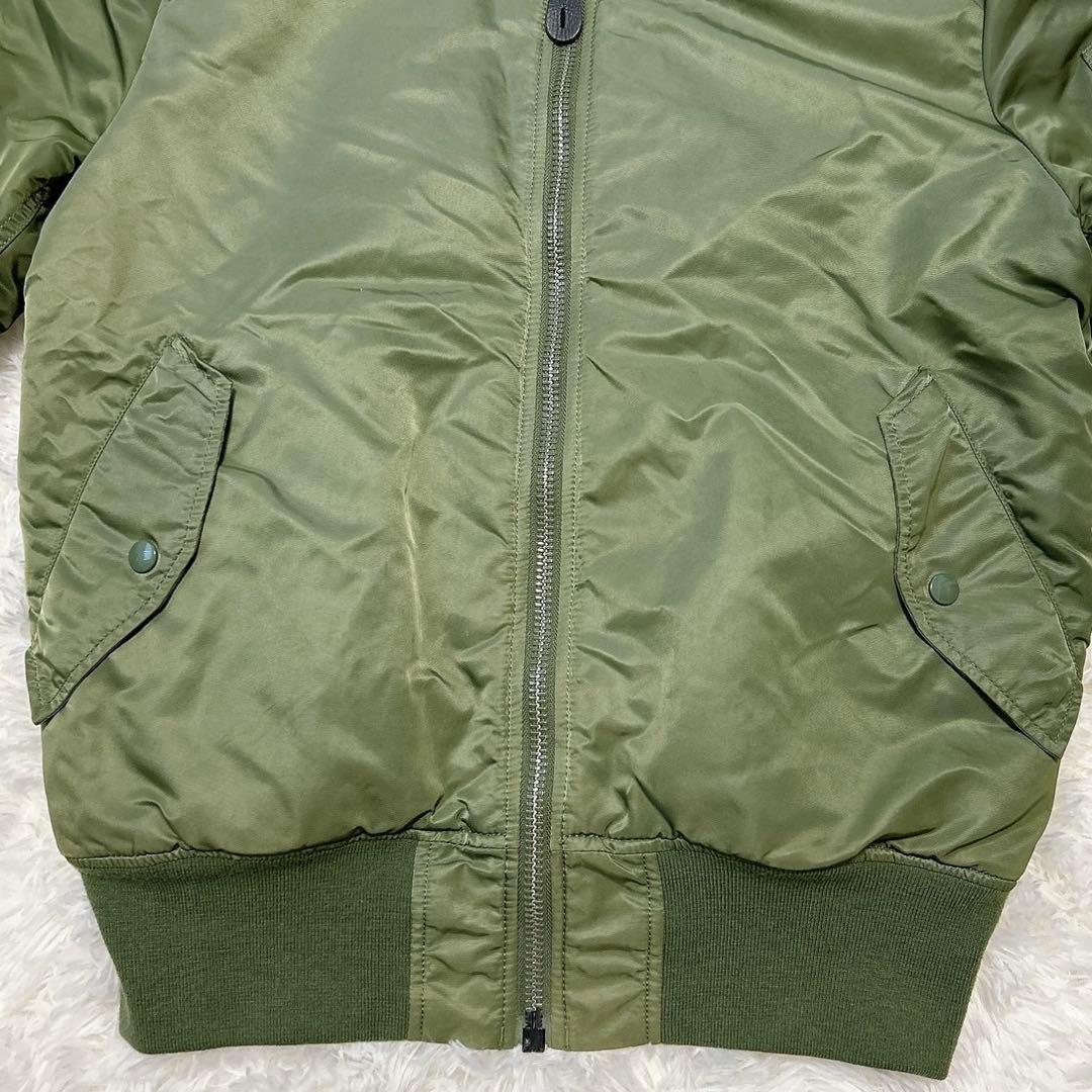 ✨美品✨ アルファインダストリーズ MA-1 フライトジャケット オリーブ
