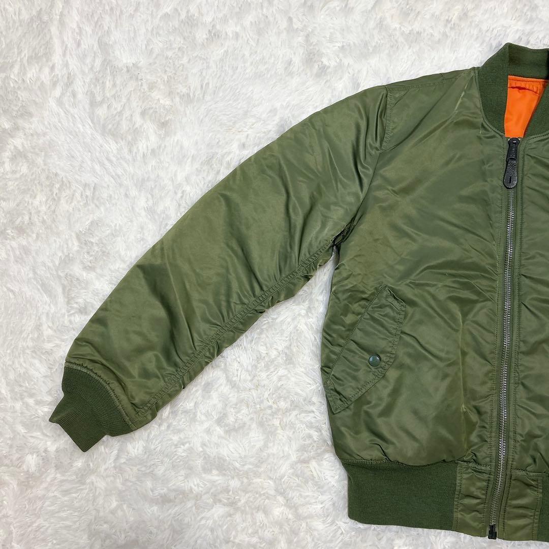 ✨美品✨ アルファインダストリーズ MA-1 フライトジャケット オリーブ