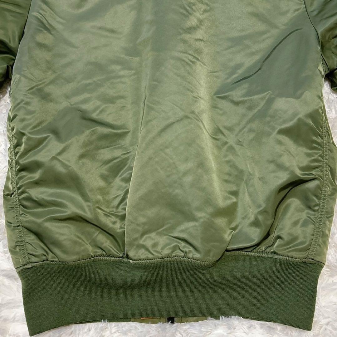 ✨美品✨ アルファインダストリーズ MA-1 フライトジャケット オリーブ