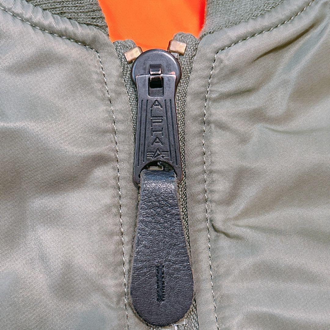 ✨美品✨ アルファインダストリーズ MA-1 フライトジャケット オリーブ