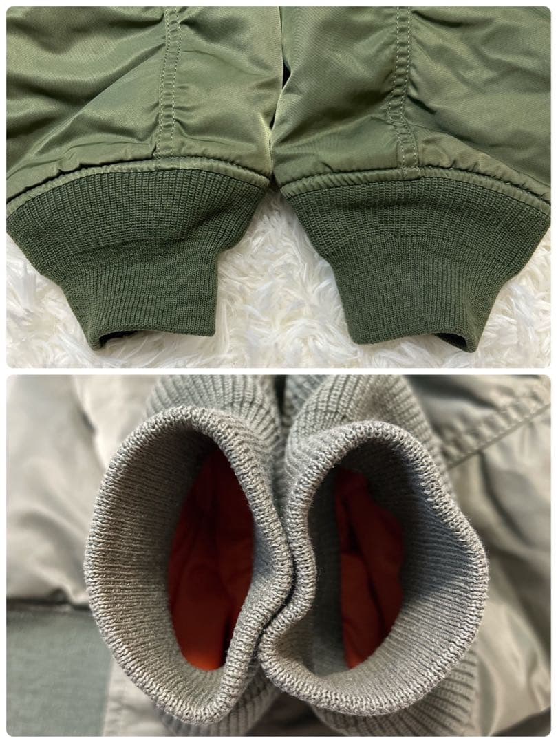 ✨美品✨ アルファインダストリーズ MA-1 フライトジャケット オリーブ