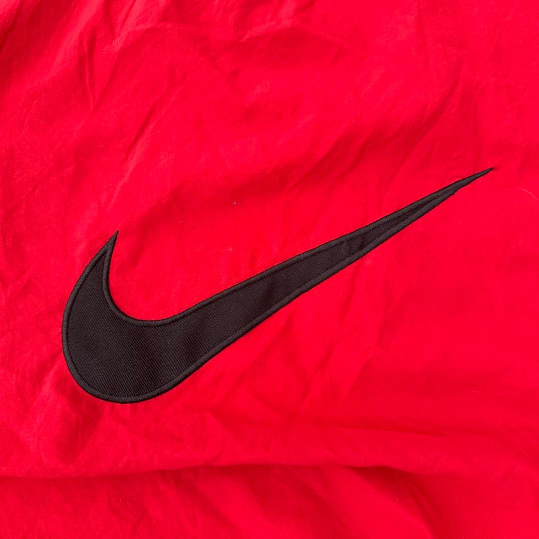 NIKE 90s プルオーバー ナイロン ビックロゴ XLレッド