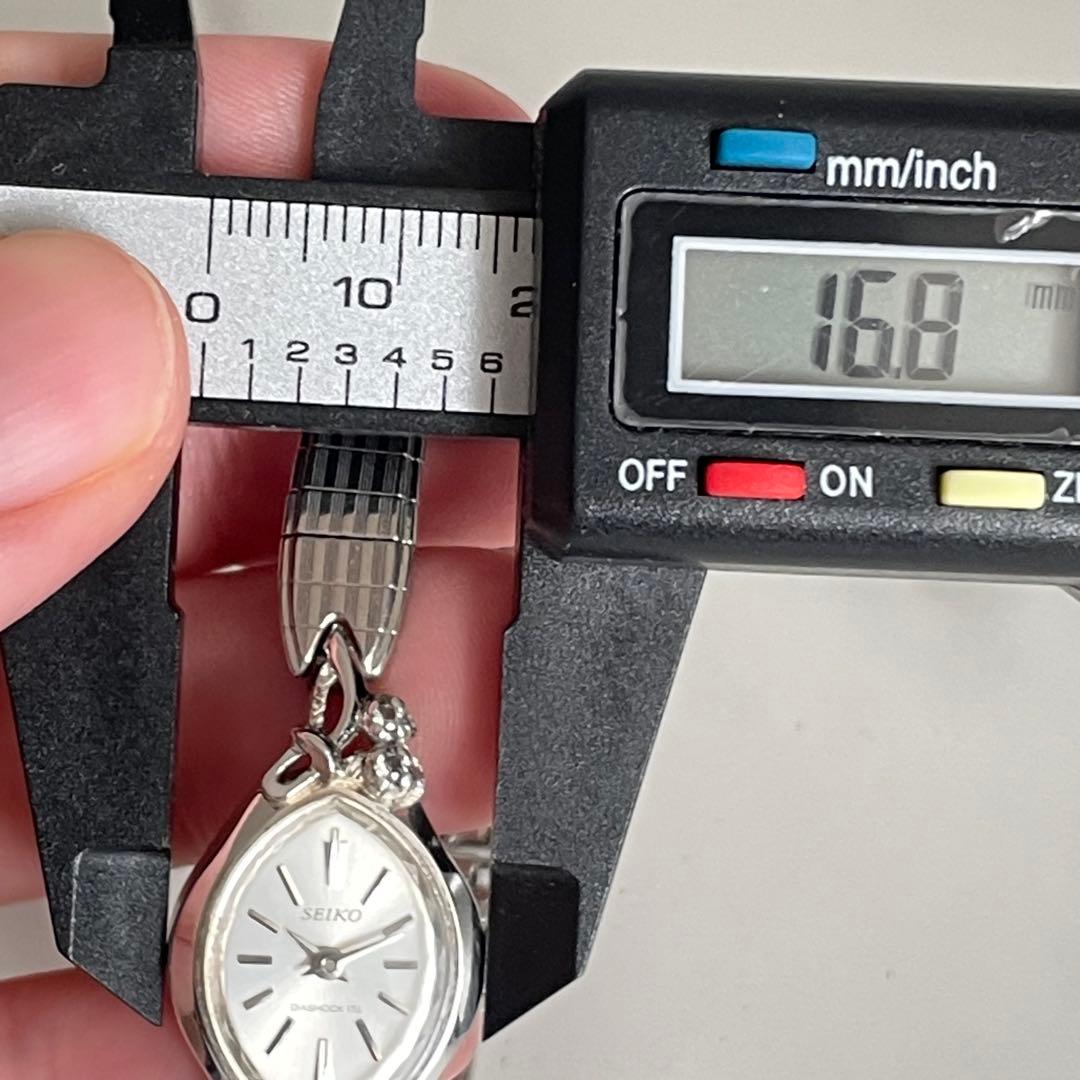 稼動品　SEIKO セイコーダイヤショック　17石　ヴィンテージ　ドレス　腕時計