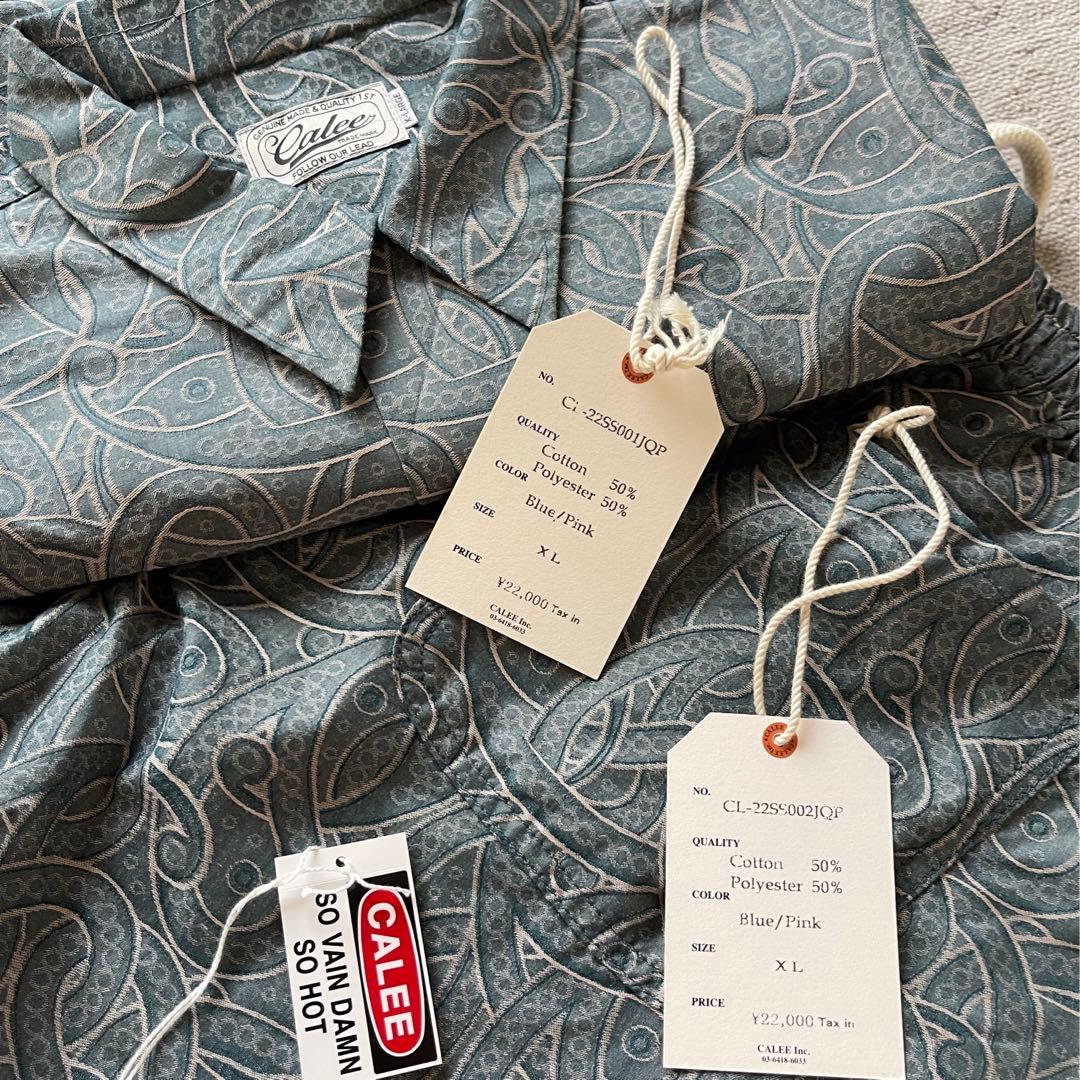 Calee キャリー セットアップ 22ss シャツ イージーパンツ 新品