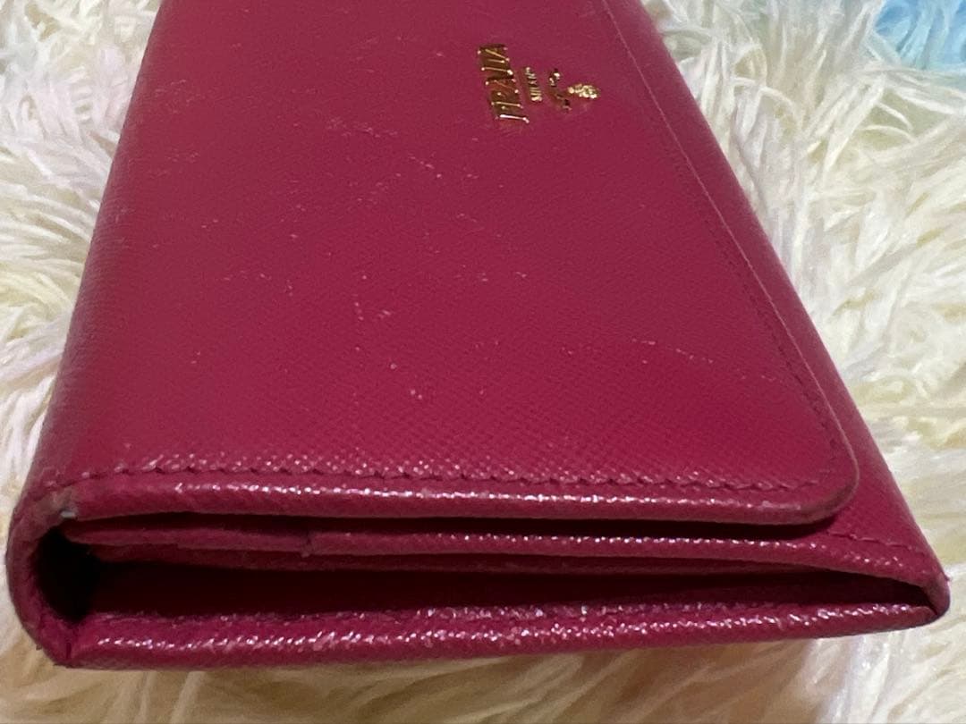 PRADA ピンク 長財布 224