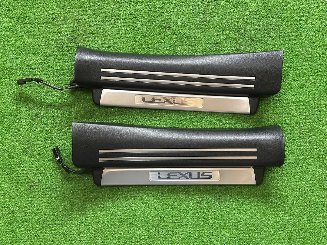 レクサス LS460 USF40 LEDイルミネーションホワイトスカッフプレート