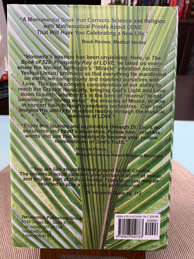 洋書 THE BOOK OF 528 Prosperity Key of LOVE