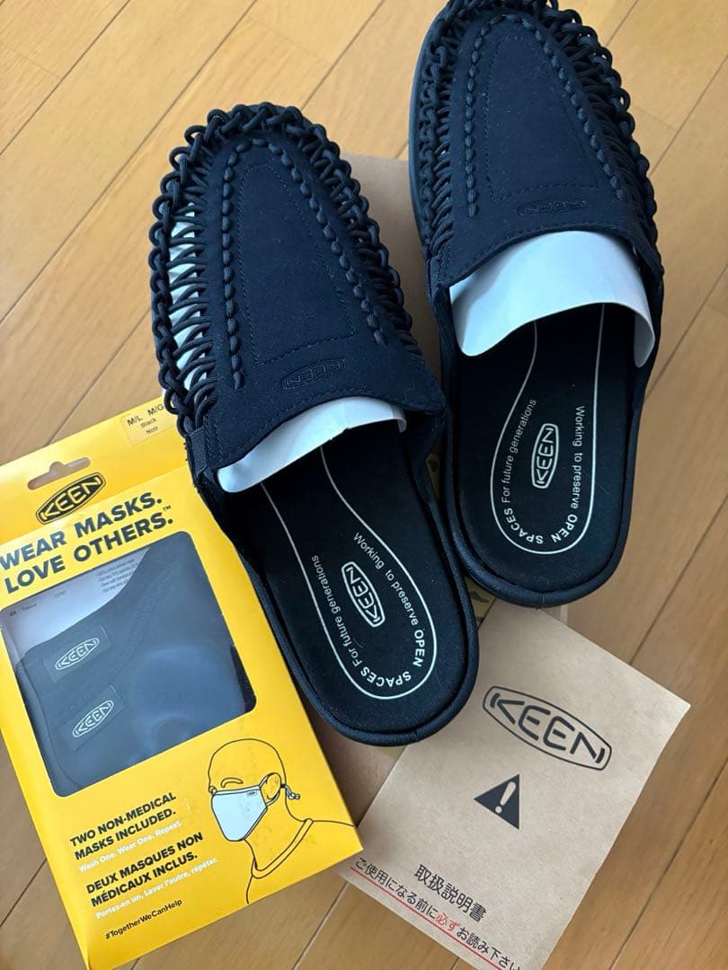 KEEN UNEEK II SLIDE MEN ブラック 11 サイズ29cm