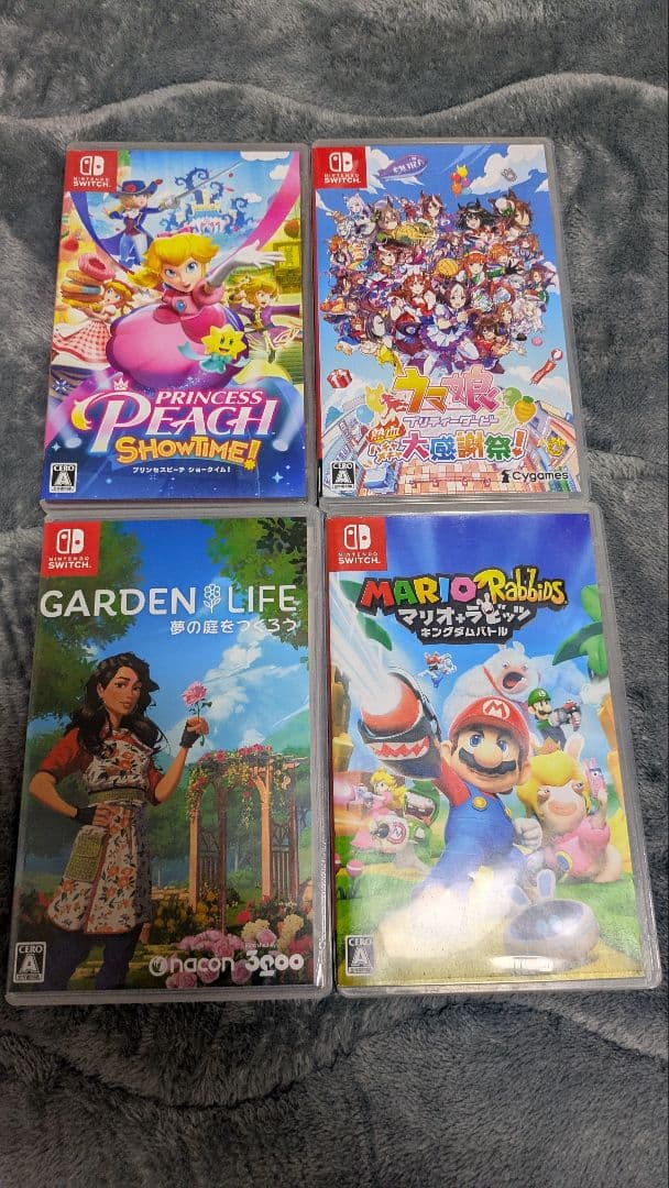 Switchソフトウマ娘 マリオラビッツ プリンセスピーチガーデンライフ