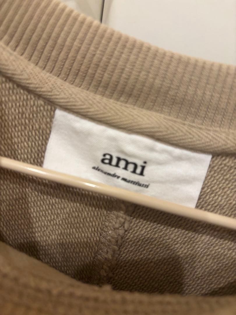 AMI PARIS アミパリス　スウェット　トレーナー　ベージュ