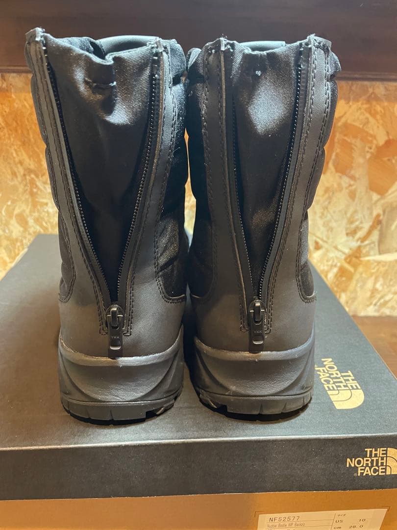 ノースフェイス ヌプシブーティウォータープルーフ バックジップ　NF52577