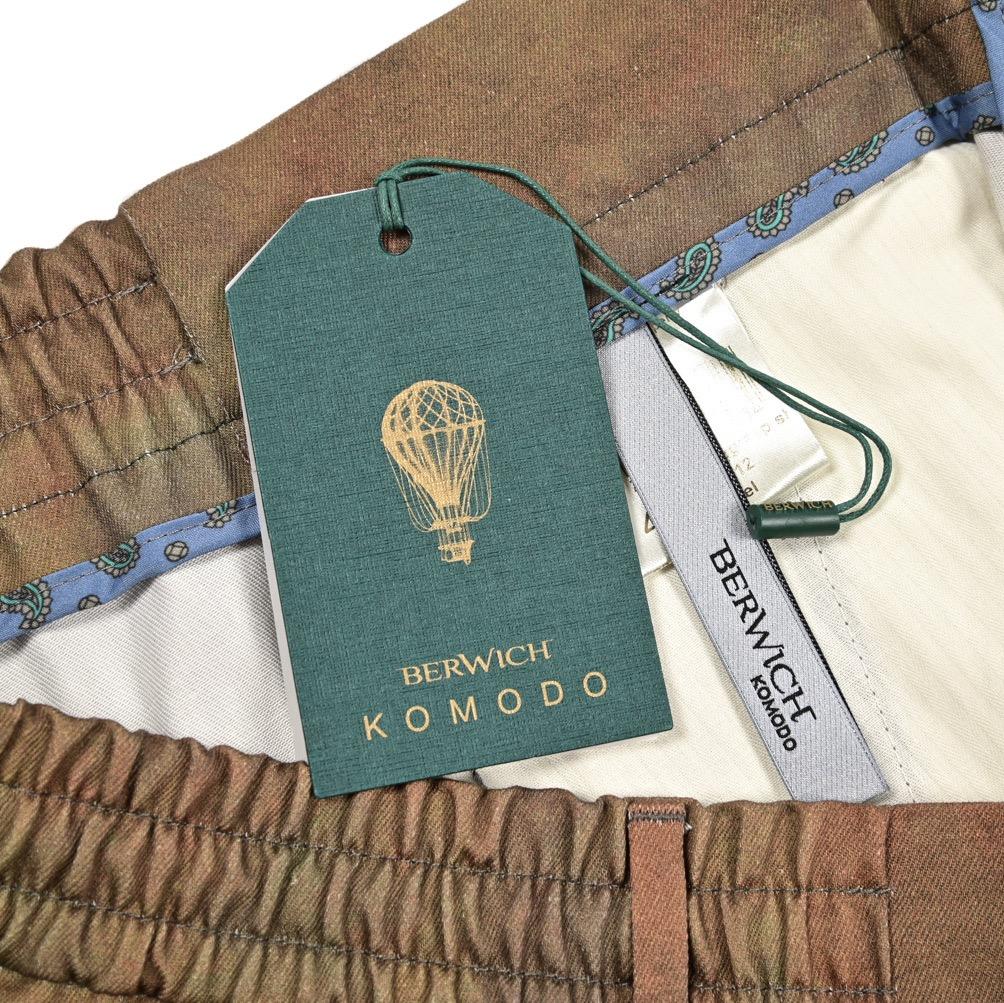 【新品・46・イタリア製】ベルウィッチ・SPIAGGIA イージーハーフパンツ