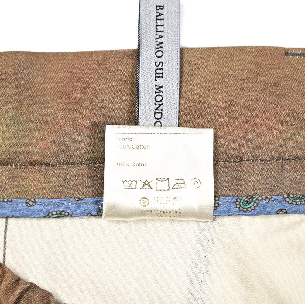 【新品・46・イタリア製】ベルウィッチ・SPIAGGIA イージーハーフパンツ