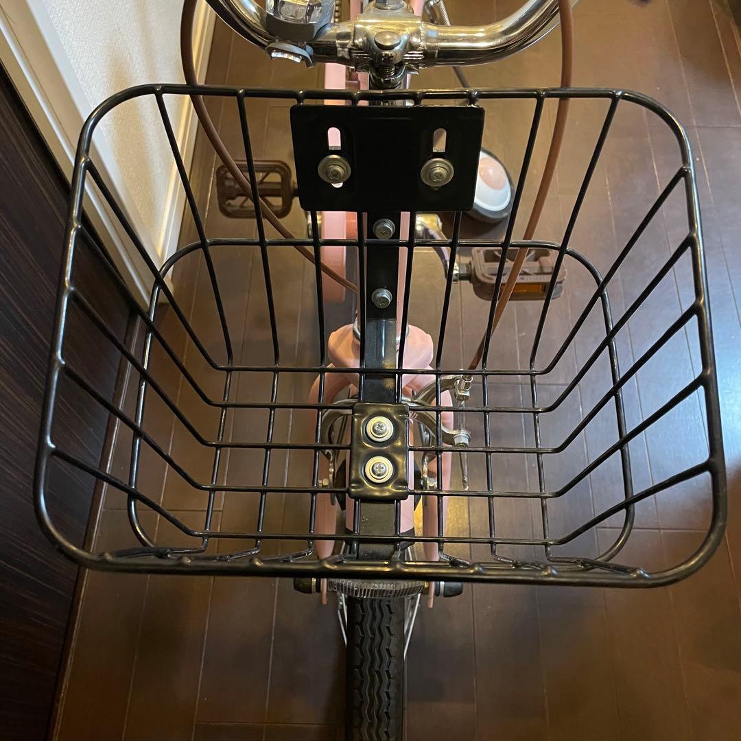 【引き取り限定】people いきなり自転車 16型 パステルピンク