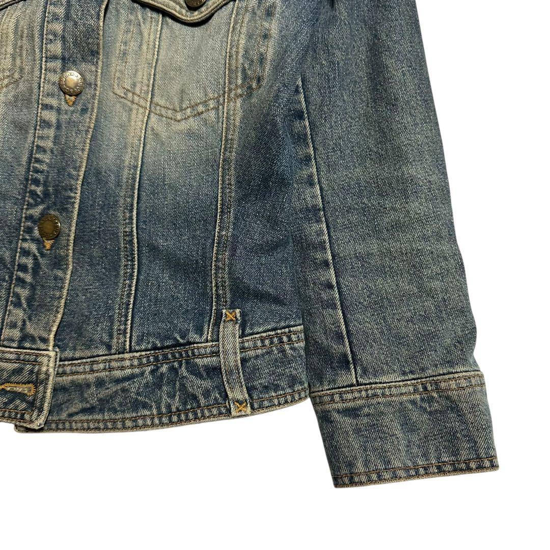 ドルチェアンドガッバーナ　2000s デニムジャケット　レオパード 豹柄