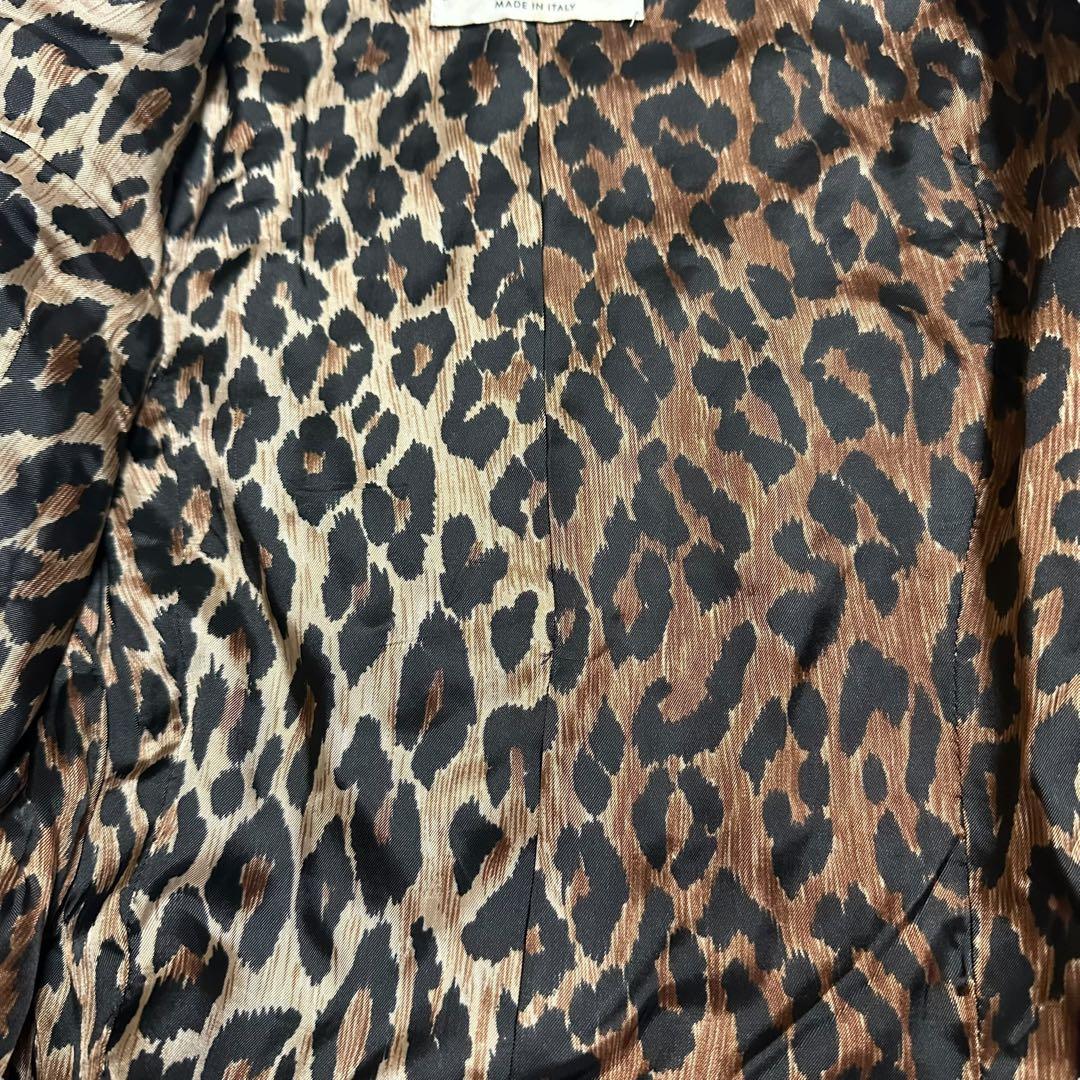 ドルチェアンドガッバーナ　2000s デニムジャケット　レオパード 豹柄