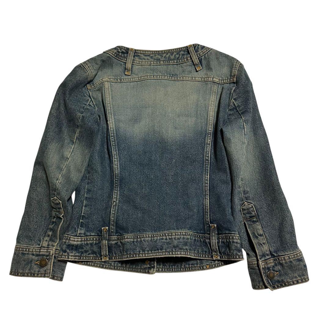 ドルチェアンドガッバーナ　2000s デニムジャケット　レオパード 豹柄