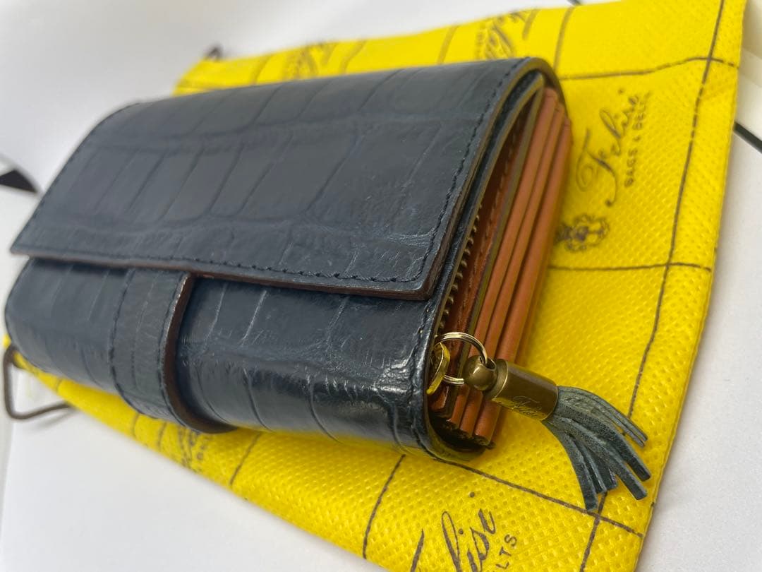 FELISI 3500 フェリージ　二つ折り財布　コロコロ　極美品　革