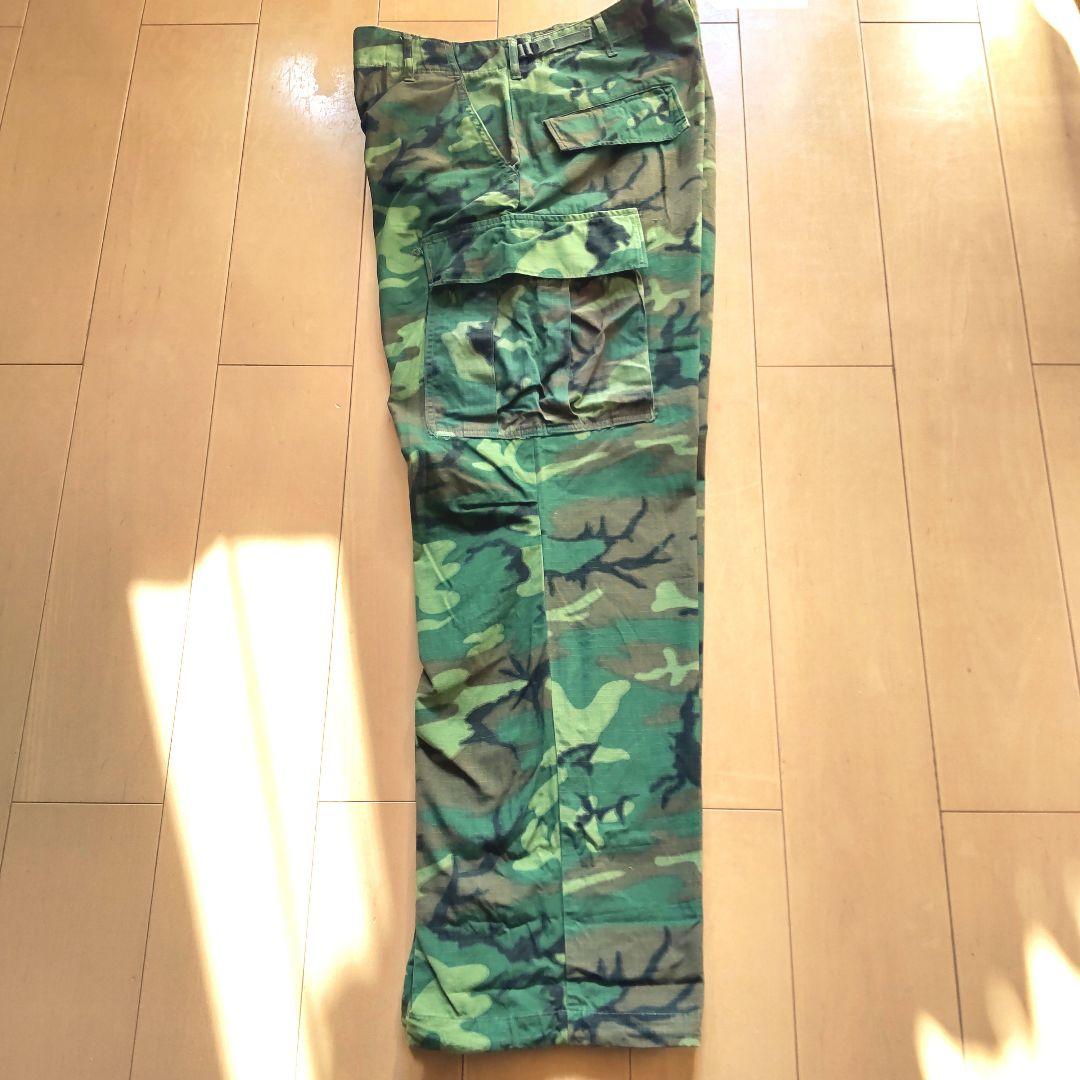 極上 実物 米軍 ジャングルファティーグパンツ グリーンリーフ68年製