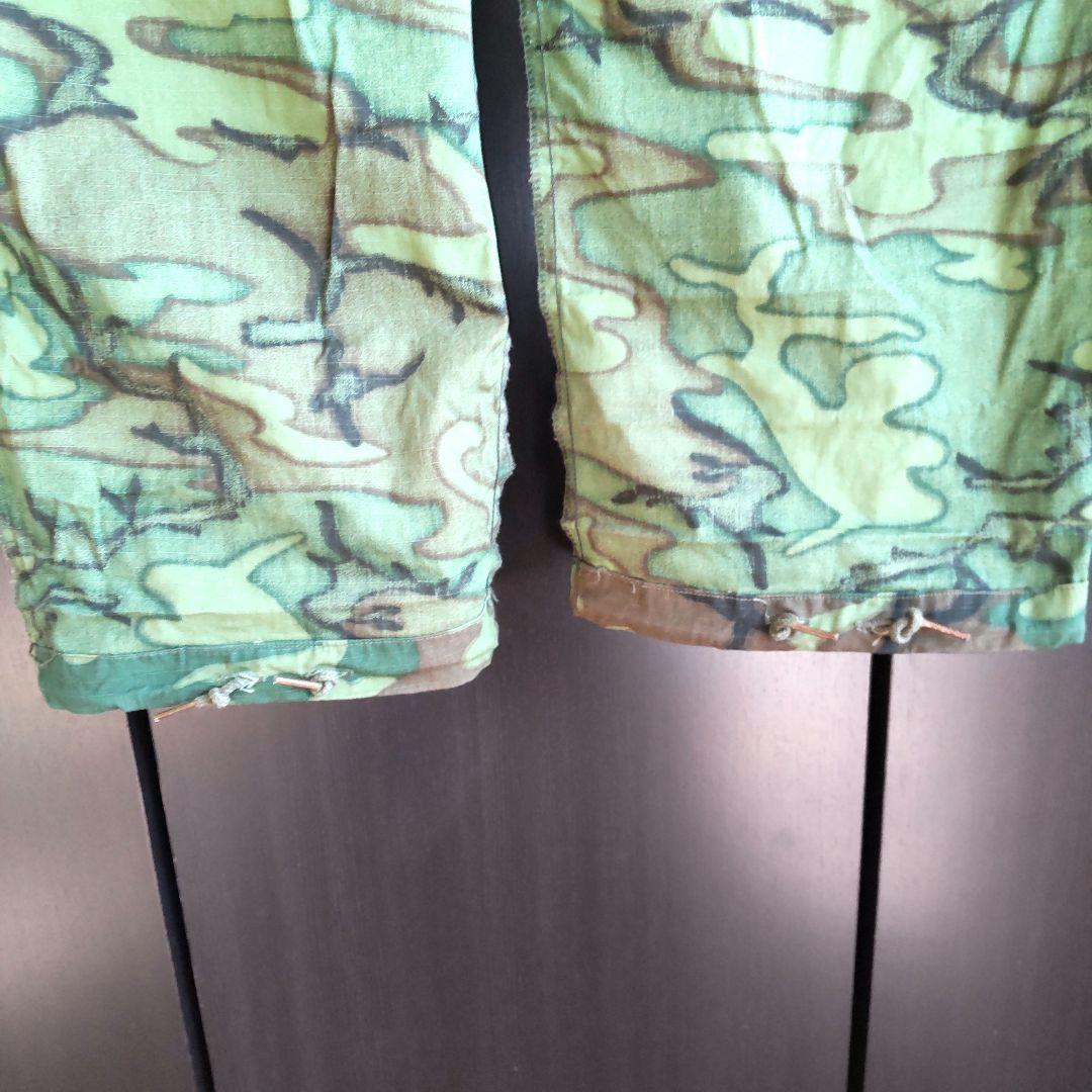 極上 実物 米軍 ジャングルファティーグパンツ グリーンリーフ68年製