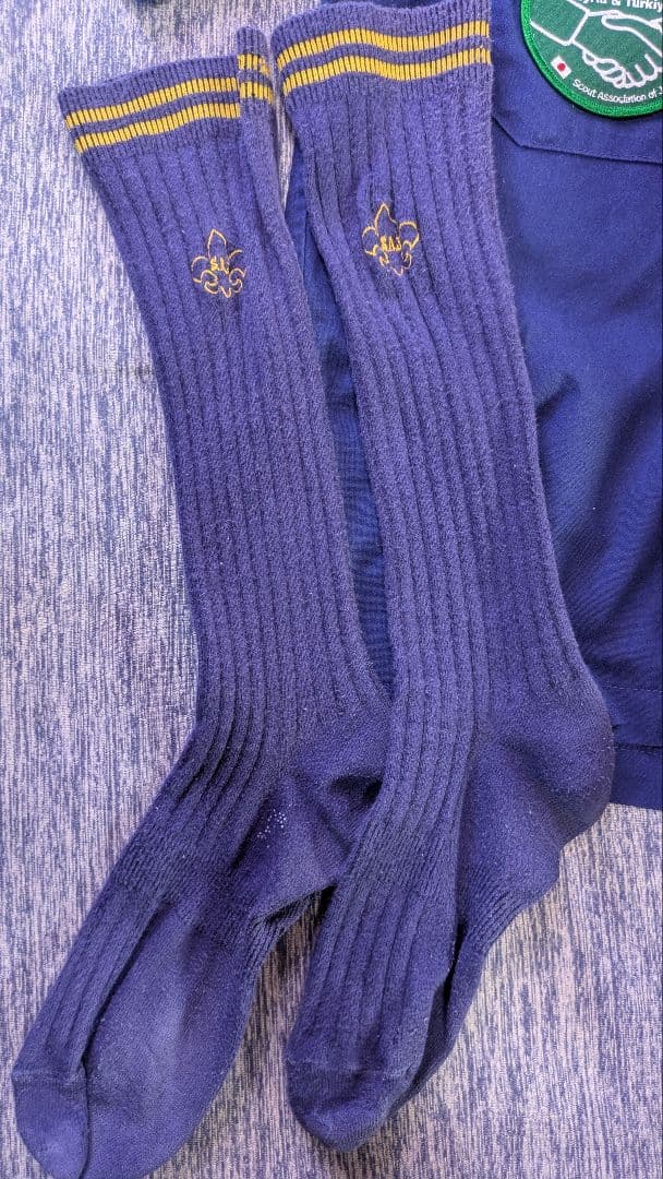 ボーイスカウト　カブ　セット（制服上下、帽子、ベルト、ハバザック、靴下等）