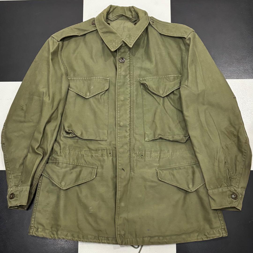 50s M-51 米軍 実物 ミリタリー フィールドジャケット CONMAR S