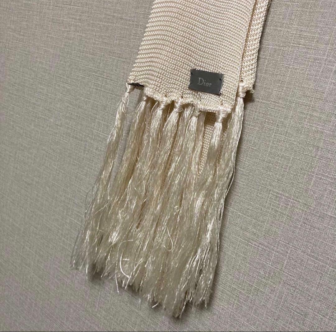 クリスチャンディオール　シルクマフラー