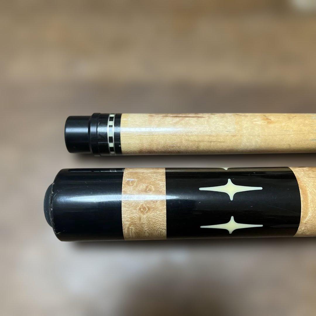 ビリヤードキュー2本 キューケース付き