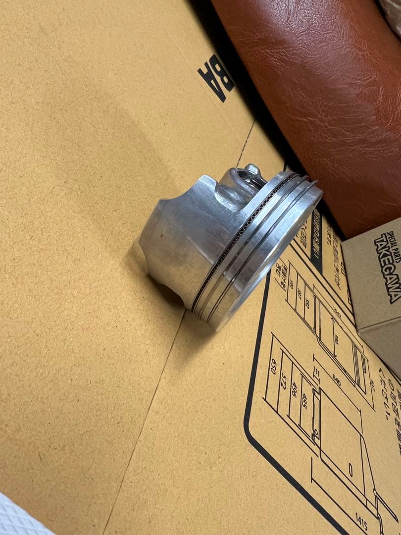 アドレス125 武川ボアアップピストン