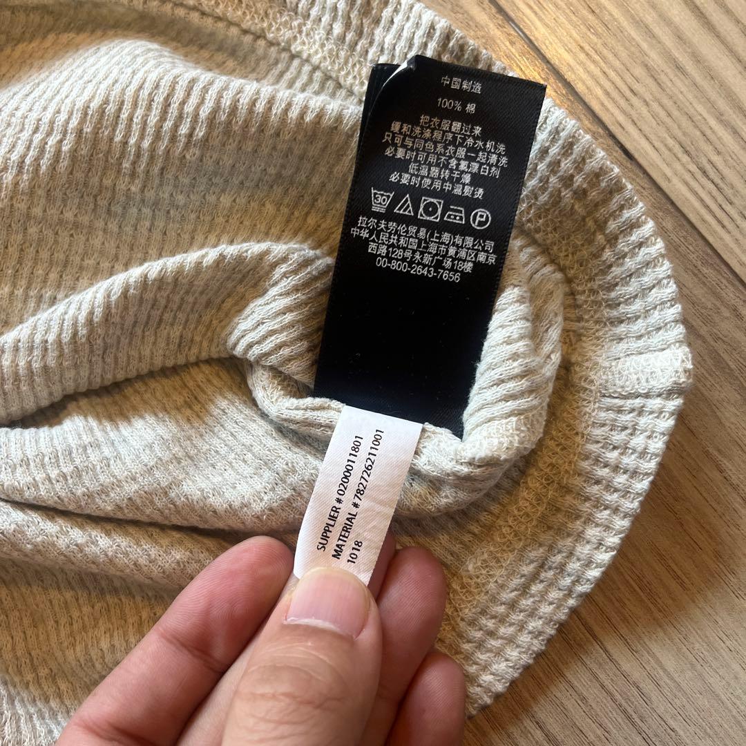 RRL ヘンリーネックカットソー Xl