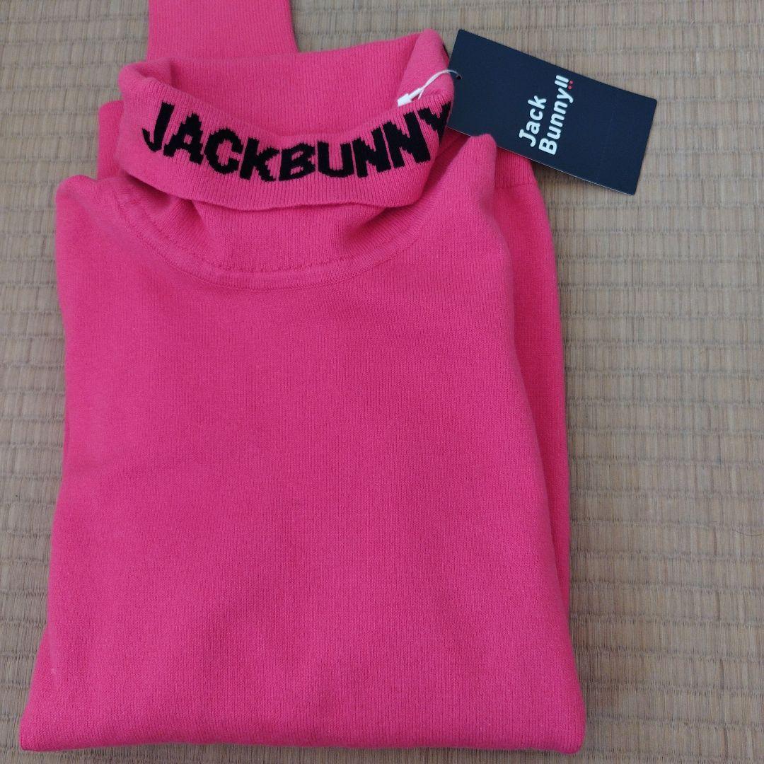 JACK BUNNY ピンク タートルネックセーター