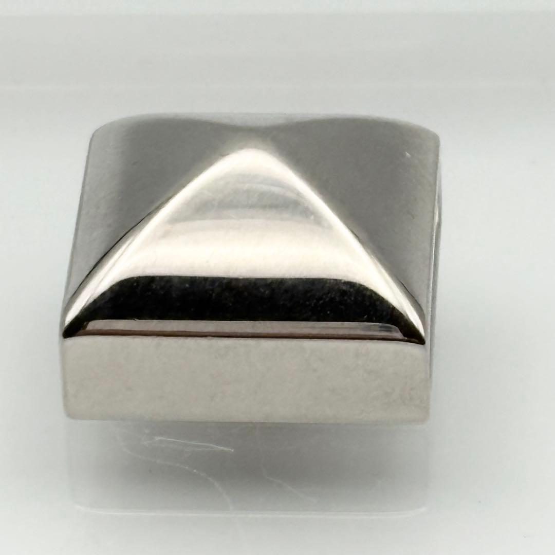 【美品】エルメス メドール スカーフリング 小 シルバー 箱ショッパー付