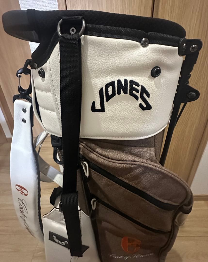 JONES STAND TROUPER キャディバッグ　ブラウン