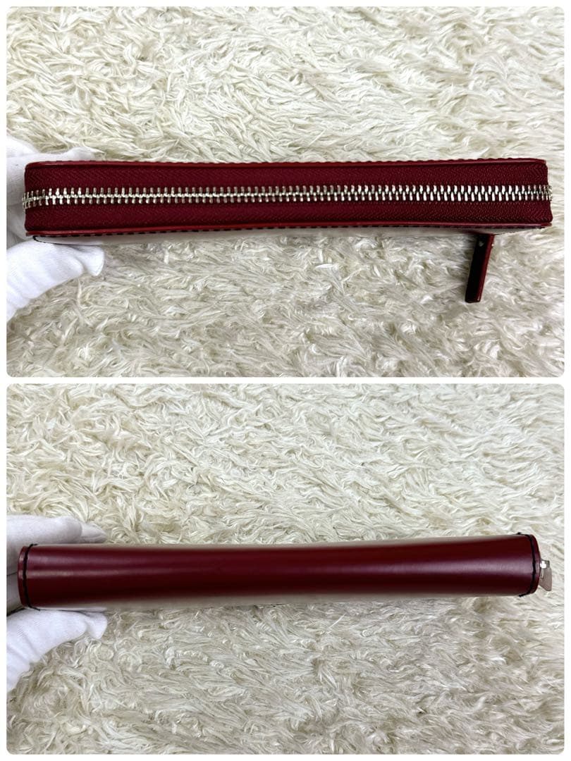 新品級✨ヴィヴィアンウエストウッド　長財布 カラーステッチ オーブ　ロゴプレート