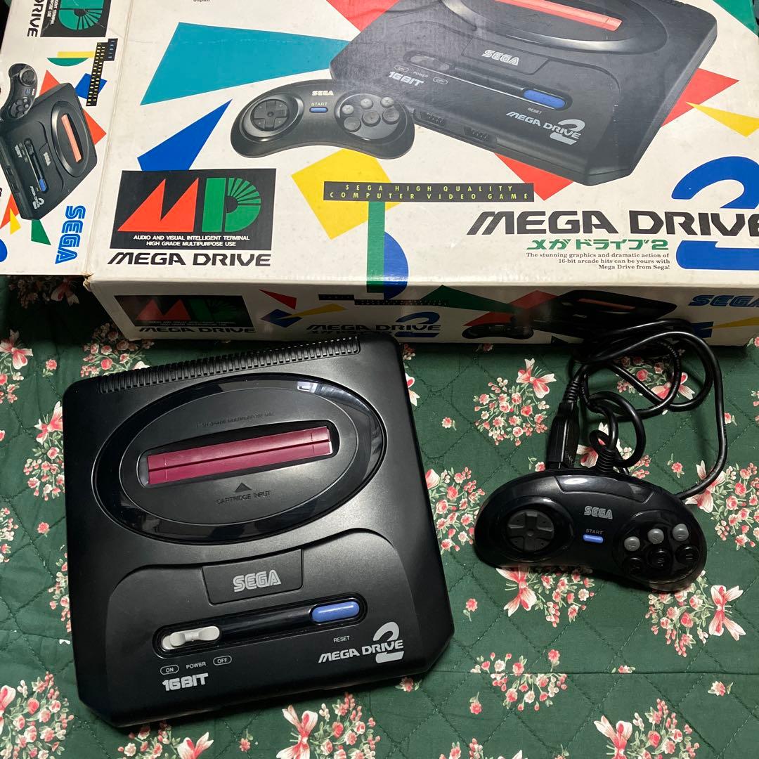 【美品】　SEGA MEGA DRIVE 2 本体 コントローラー付き