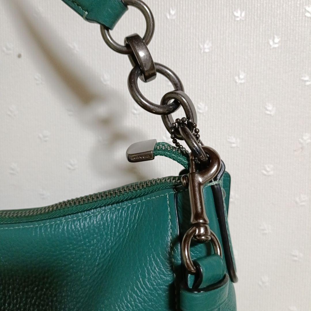 COACH 2Way ショルダーバッグ グリーン系