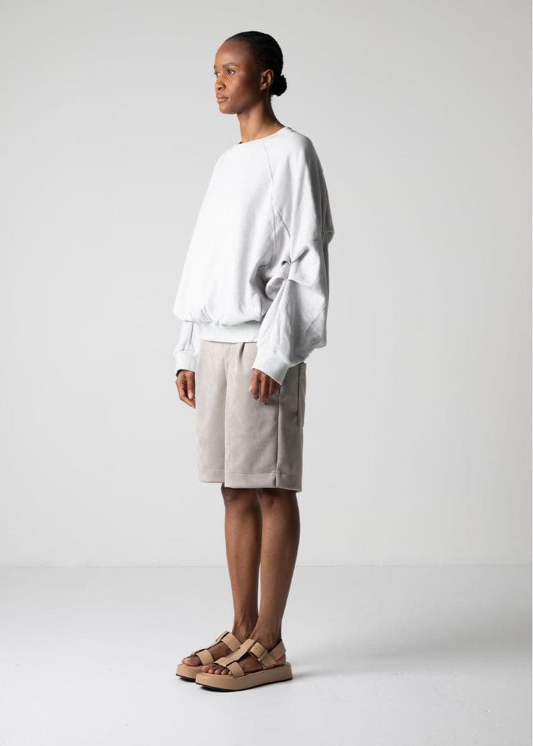 トップス cogthebigsmoke LEILA WIDECUFF SWEATSHIRT