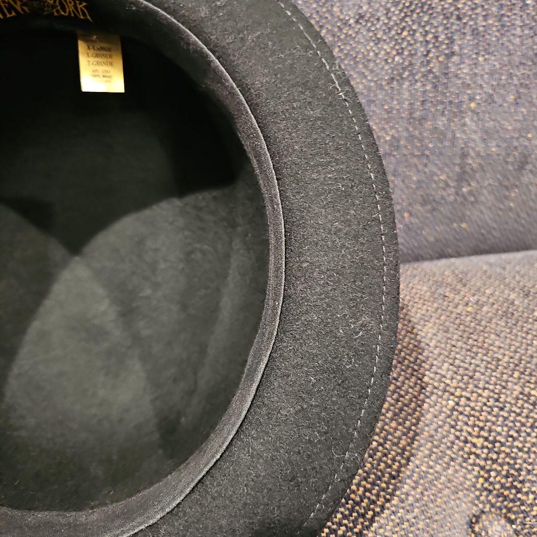 NEW YORK HAT ニューヨークハット ボーラーハット ブラック XL