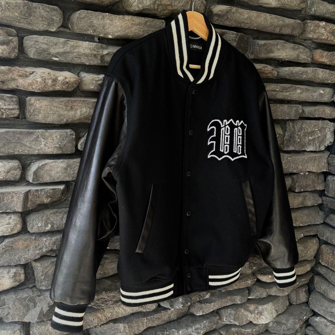 ワコマリア2024FWレザーバーシティジャケットTYPE-2WACKOMARIA