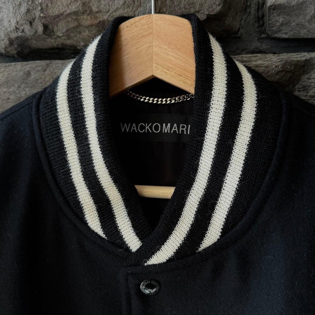 ワコマリア2024FWレザーバーシティジャケットTYPE-2WACKOMARIA