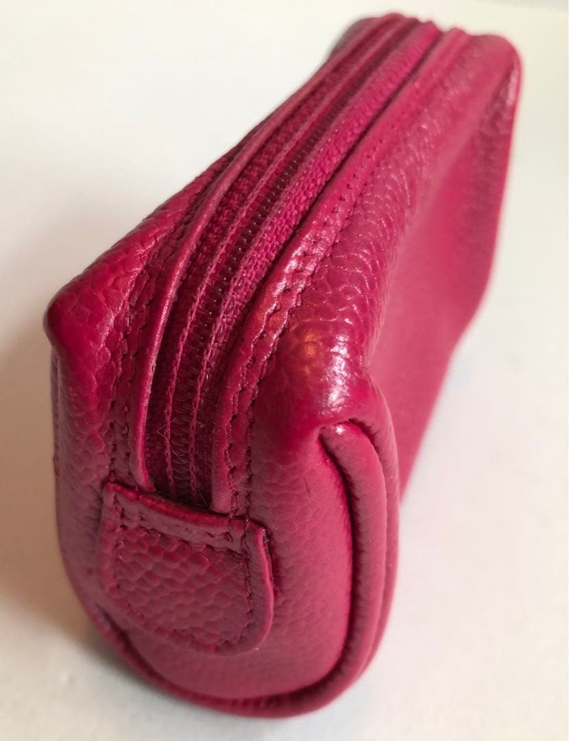 CHANEL マトラッセ　キャビアスキン ポーチ　 ピンク 財布