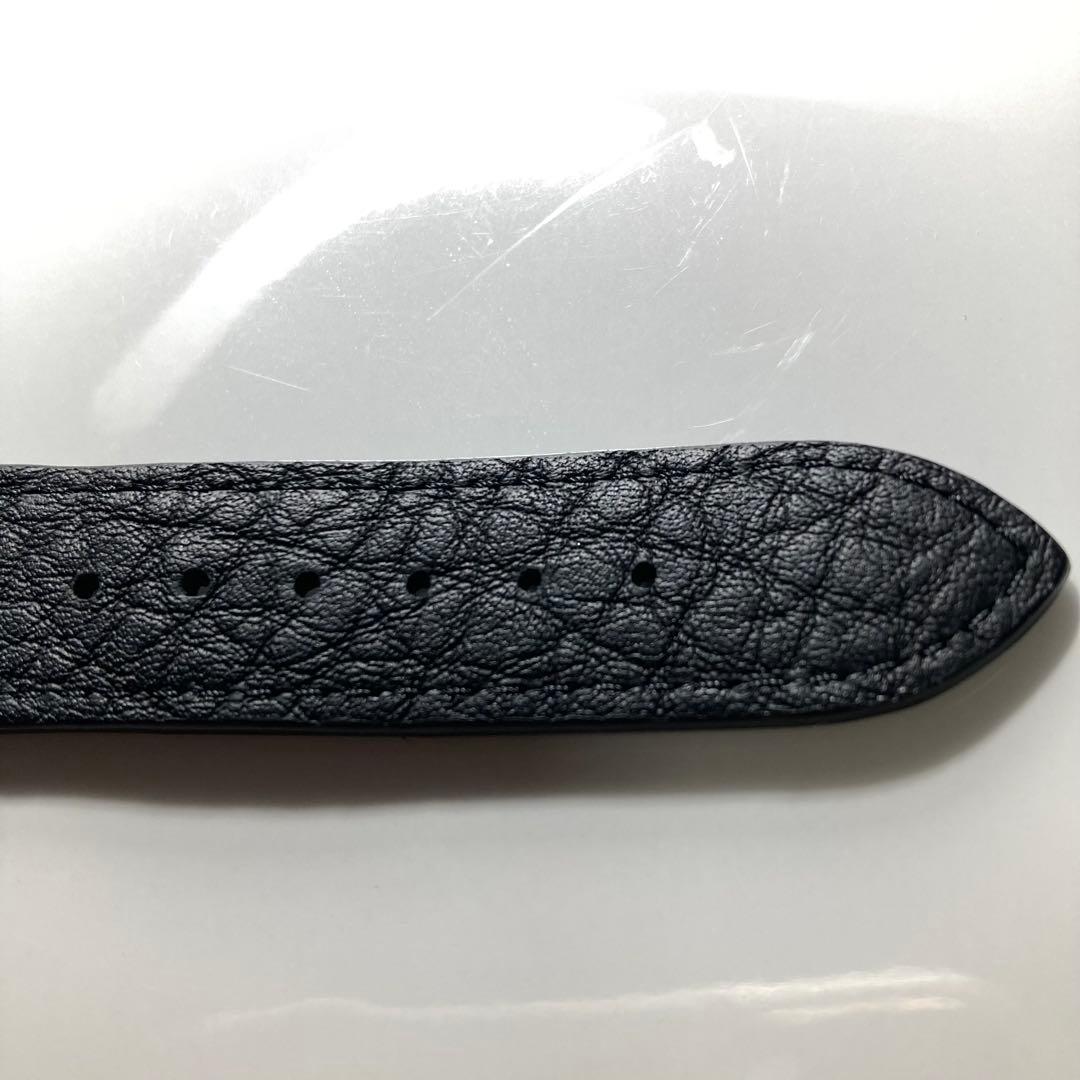 【ジャンルソー】アリゲーター竹斑ストラップ　グリーン　革ベルト　レザーベルト