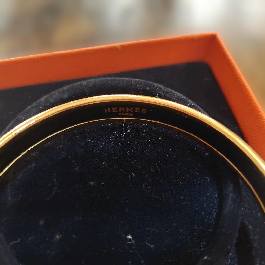 HERMES エマイユ　ブルー