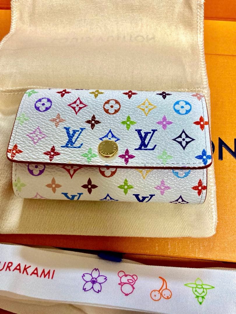 ルイヴィトン　村上隆　LV TM キーケース　ミュルティクレ　66連